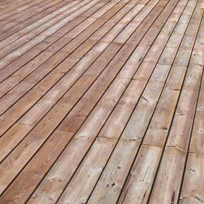 Détail du bois de teck des meubles